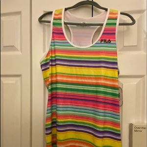 Fila Sport Tank,🌈Rainbow, Size XL